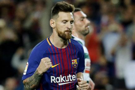 La Liga: Lionel Messi scores four goals in Barcelona's 6-1 win against Eibar