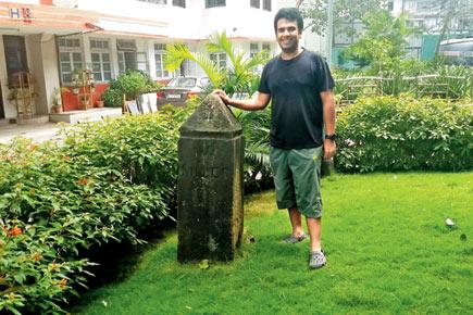  Uprooted and dumped by BMC, 'missing' milestone found in South Mumbai