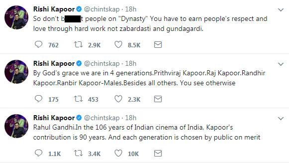 Rishi Kapoor mocks Rahul Gandhi