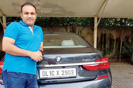 Virender Sehwag gets the car of his dreams, posts photo on Twitter