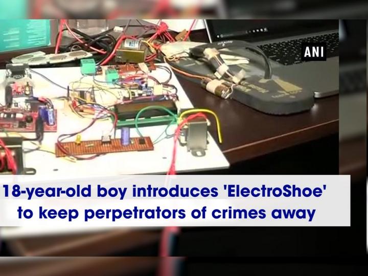 18-year-old boy introduces 'ElectroShoe' to keep perpetrators of crimes away