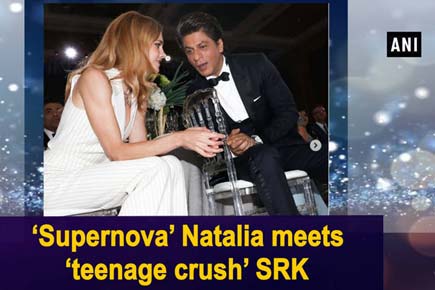 Supermodel Natalia Vodianova meets her childhood crush Shah Rukh Khan