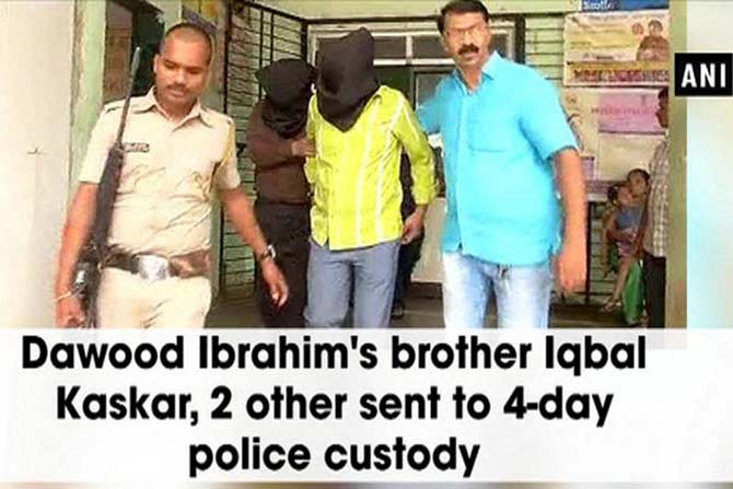 Dawood Ibrahim's brother Iqbal Kaskar, 2 other sent to 4-day police custody