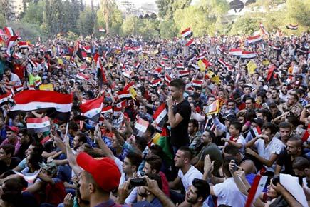 Syrians celebrate World Cup playoff spot