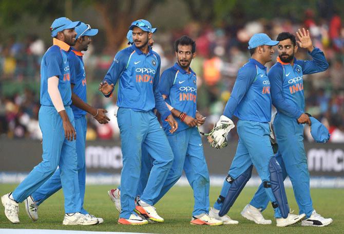 Team India. Pic/PTI