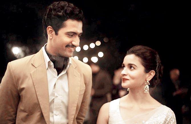 Vicky Kaushal and Alia Bhatt in the film
