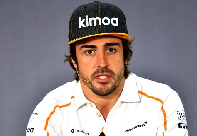 Fernando Alonso. Pic/AFP