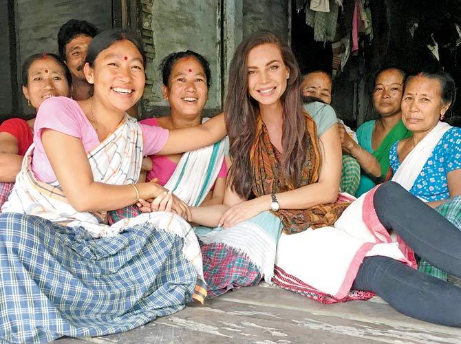 The restaurateur spent most of her time interacting with locals