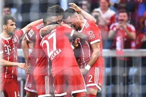 Bayern rout Monchengladbach 5-1 in Bundesliga action