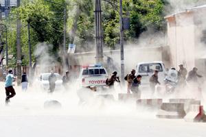 Blasts kill children, journalists in Kandahar