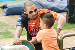 Shikhar Dhawan and his 4-year-old son Zoravar have a man-to-man chat!