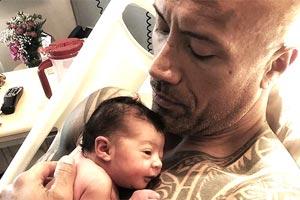 Dwayne The Rock Johnson 'blessed' with another 'strong girl'