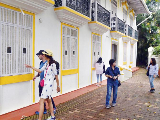 The heritage walk includes a visit to Goan musician Chico Fonseca