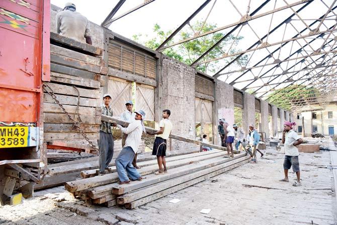 CR has promised to salvage as many relics as possible for the heritage museum. Pics/Suresh Karkera