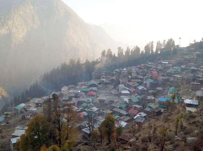 The town on Malana