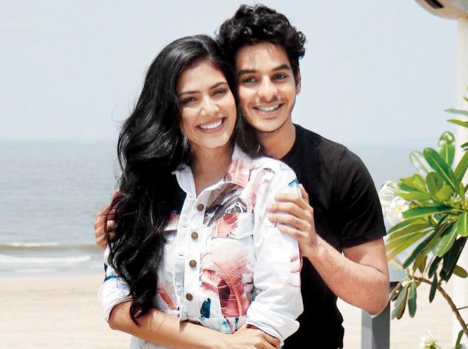 Malavika Mohanan with Ishaan Khatter