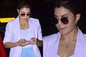 Jacqueline Fernandez gives a retro twist to her corporate look