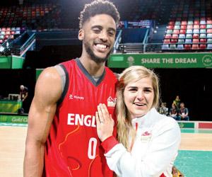 English basketball star Jamell Anderson proposes to girlfriend, she accepts
