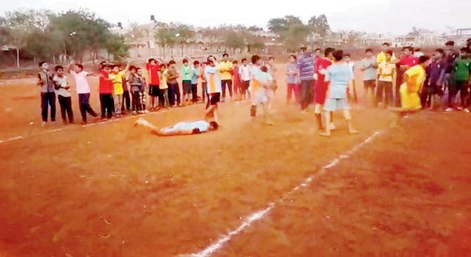 Gaurav collapsed while participating in an inter-school kabaddi competition