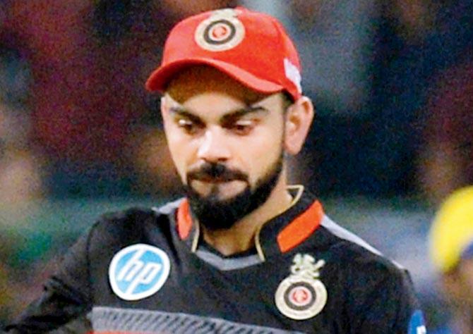 Virat Kohli. Pic/PTI