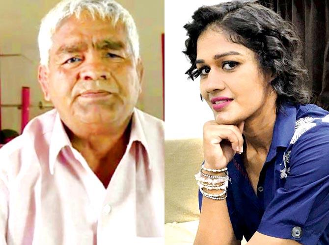 Mahavir Phogat and daughter Babita Phogat