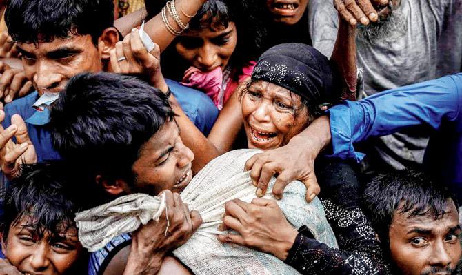 Danish Siddiqui and the team captured the award-winning images near the Bangladesh border. Pic/Danish Siddiqui/Reuters