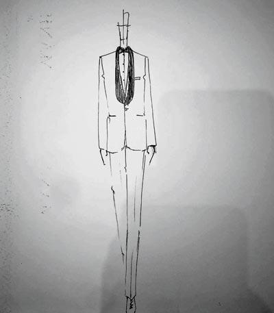 Tuxedo designed for Cannes