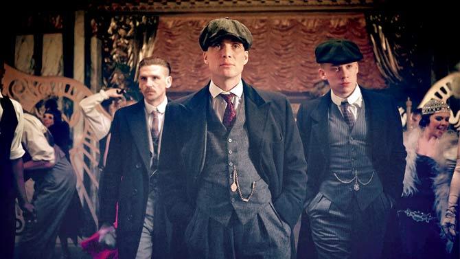 A still from Peaky Blinders that he binge-watched from 2 am to 7 am