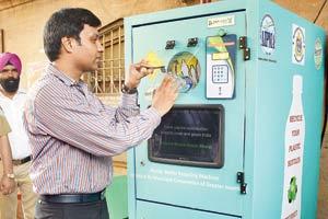 Crush plastic waste in recycling units outside BMC and earn cash vouchers