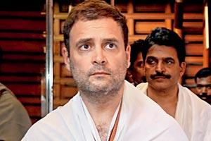 Rahul Gandhi meets Lalu Prasad Yadav at AIIMS