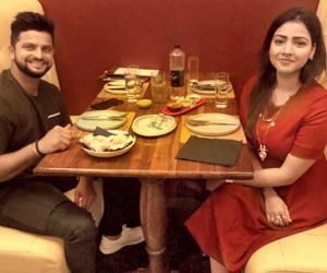 Raina and wife Priyanka go on romantic dinner date for wedding anniversary