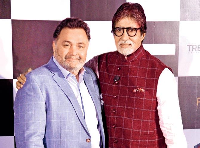 Rishi Kapoor and Amitabh Bachchan 