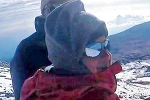 7-year-old unfurls tricolour on Kilimanjaro peak