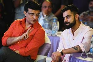 Kohli will roam around Oxford Street shirtless if India win WC, Ganguly foresees