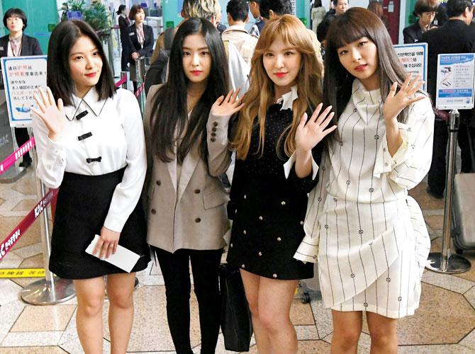 K-Pop girl band Red Velvet will also be performing in N Korea. Pic/AFP
