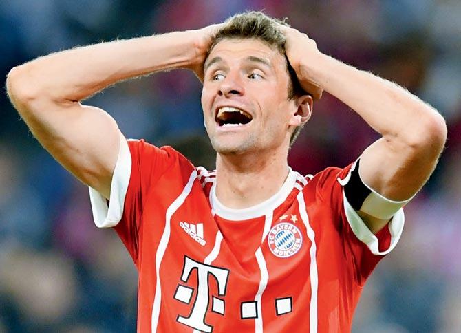 Bayern forward Thomas Mueller