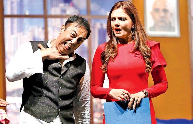 Vindu Dara Singh and Deepshikha Nagpal