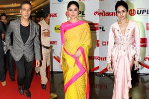 Kareena Kapoor Khan, Akshay Kumar, Sonali Kulkarni, Amruta Khanvilkar at awards 