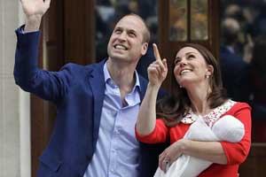 Kate Middleton and Prince William get congratulatory messages for royal baby