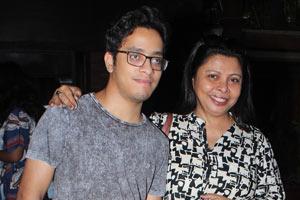 Om Puri's wife Nandita with son Ishaan attend Mirch Masala screening