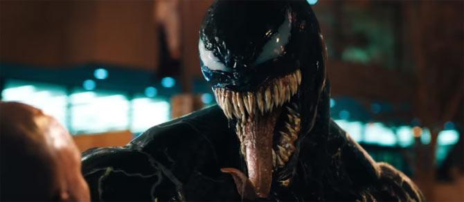 Tom Hardy as Venom. Pic/YouTube