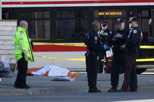 Van plows into pedestrians in Toronto killing 10 and 15 injured; suspect held
