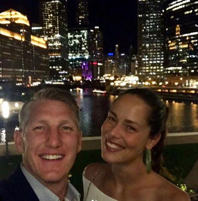 As the couple turned 2 years as man and wife in 2018, Bastian Schweinsteiger shared this picture quoted, Happy 2nd anniversary, my love. Our first year we were two, now we are three. I'm very grateful to have you and our little one Volim te puno!