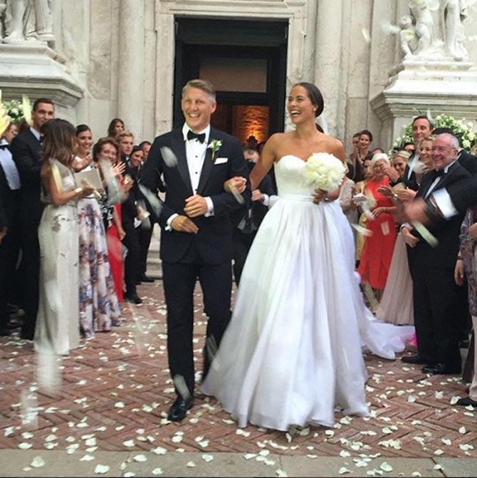 Former German Bastian Schweinsteiger is married to former World No. 1 women's tennis star Ana Ivanovic. The couple tied the knot on July 12, 2016, in Venice, Italy