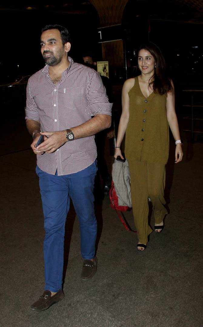 Zaheer Khan's wife Sagarika is a film actress who made her debut in the 2007 Shah Rukh Khan film Chak De! India