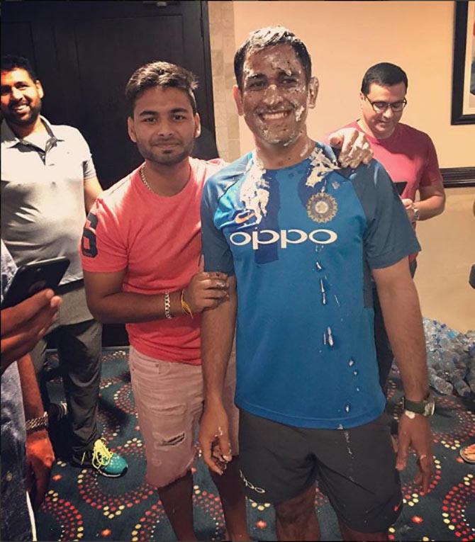 Rishabh Pant shared a picture with his idol Mahendra Singh Dhoni, on the former Indian captain's birthday and he captioned, 'Happy birthday mahi bhai @mahi7781.' Many see Rishabh Pant as the ideal replacement to Mahendra Singh Dhoni. Well he surely has big shoes to fill