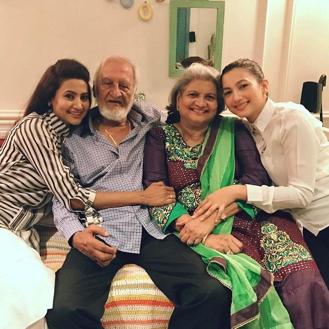 Gauahar Khan is also known for speaking her mind without fear. Coming from a family background that has nothing to do with the film industry, Gauahar Khan said she has been lucky enough that she never faced the casting couch! If she ever faced sexual harassment she would be vocal about it. In picture: Gauahar Khan with her parents and sister-actress Nigaar Khan.