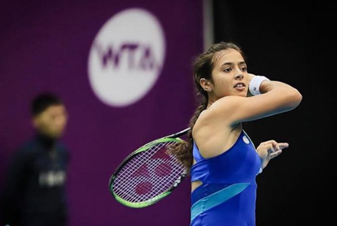 Ankita Raina's tennis idols are Sania Mirza, Serena Williams, Roger Federer and Rafael Nadal.