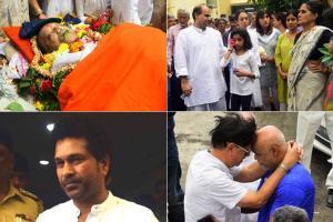 Ajit Wadekar's funeral: Family, Sachin Tendulkar, Vinod Kambli mourn