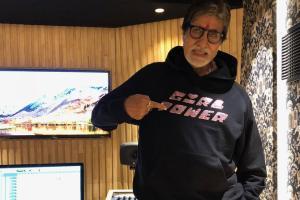 Amitabh Bachchan flaunts hoodie designed by daughter Shweta Bachchan Nanda